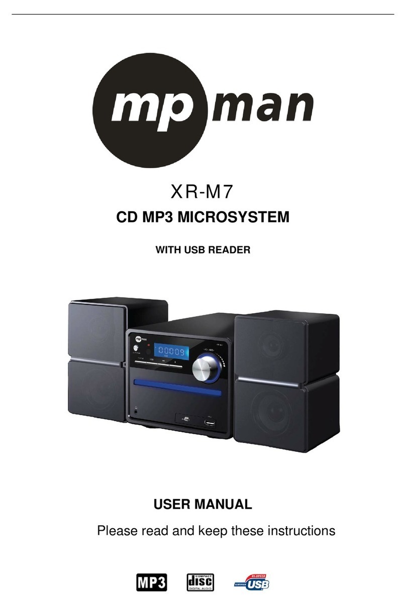 MP-Man XRM 7 User manual