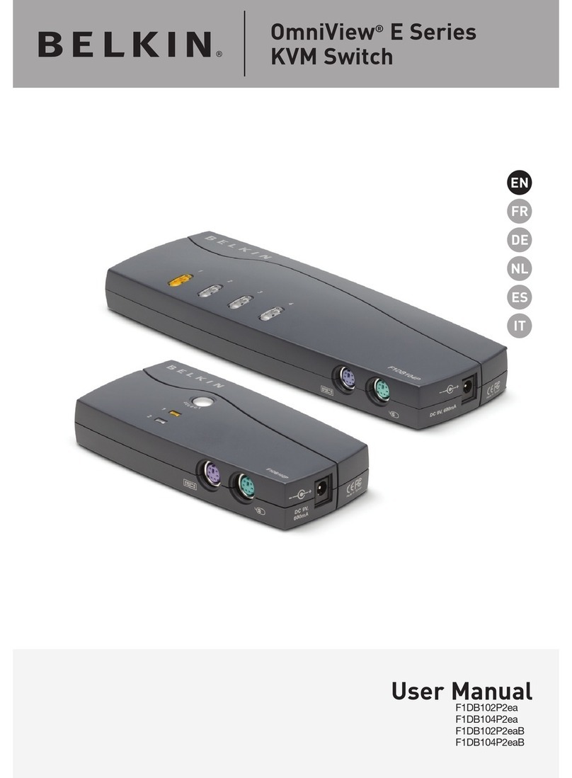 Belkin OmniView F1DB102P2ea User manual Belkin OmniView F1DB102P2ea User manual