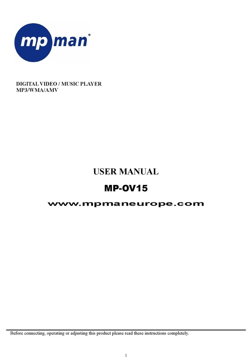 MP-Man OV15 User manual