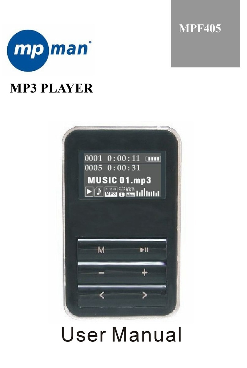 MP-Man MPF405 User manual