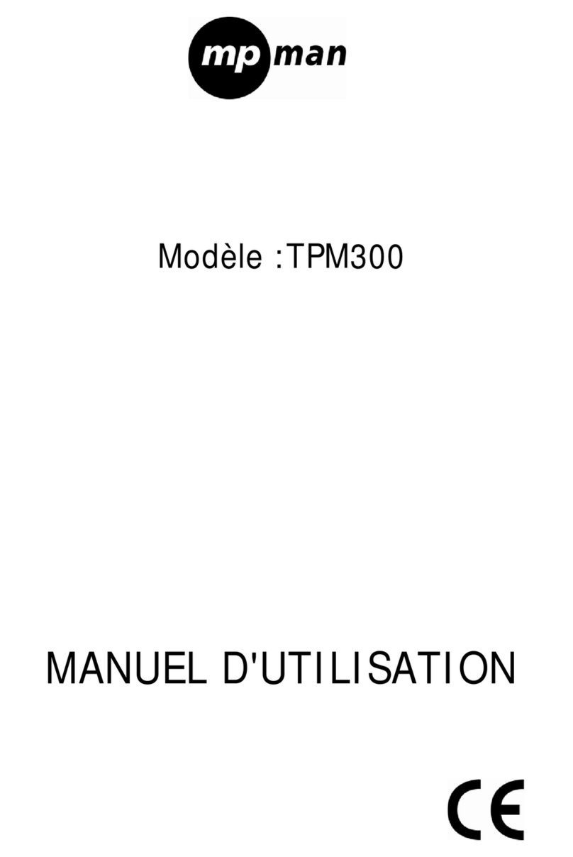MP-Man TPM 300 Manuel d'utilisation