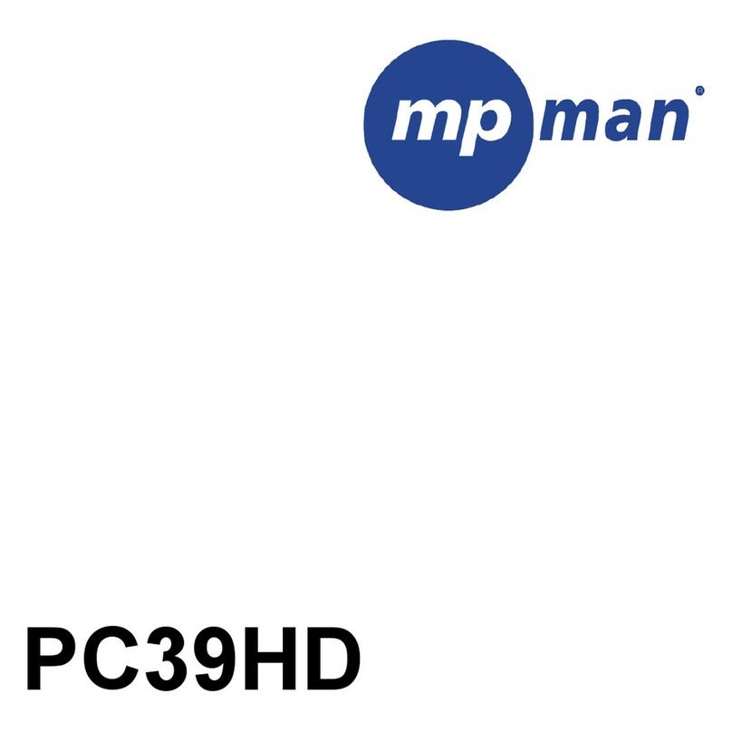 MP-Man PC39HD instruction manual