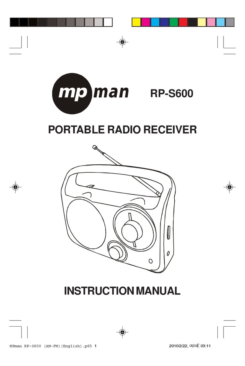 MP-Man RP-S600 instruction manual