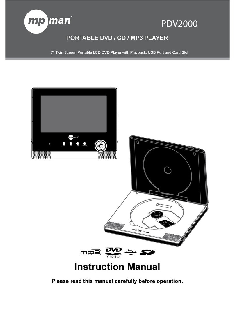 MP-Man PDV 2000 User manual