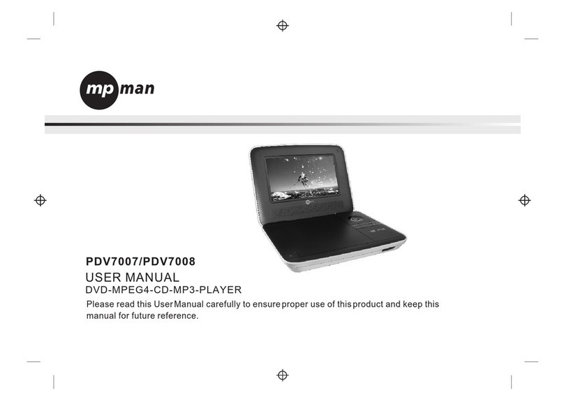 MP-Man PDV 7007 User manual