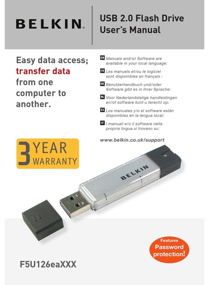 Belkin USB 2.0 FLASH DRIVE user manual