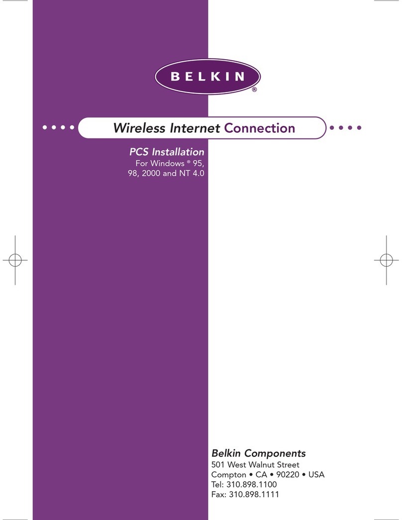 Belkin WIRELESSINT User manual Belkin WIRELESSINT User manual