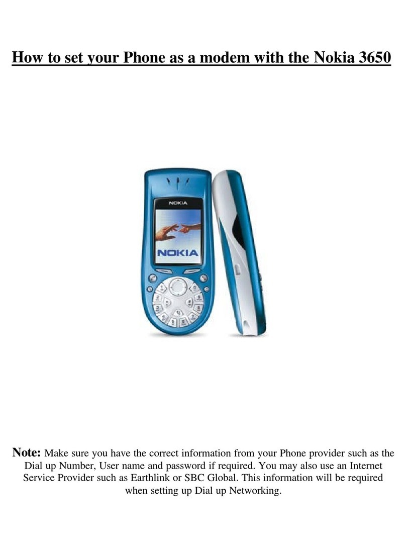 Nokia 3650 - Smartphone 3.4 MB User manual
