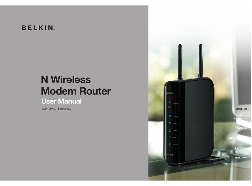 Belkin F5D8636 User manual Belkin F5D8636 User manual