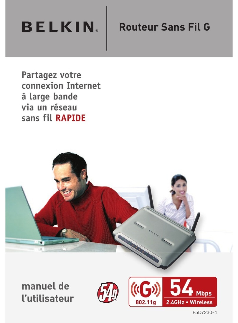 Belkin F5D7230FR4 User manual