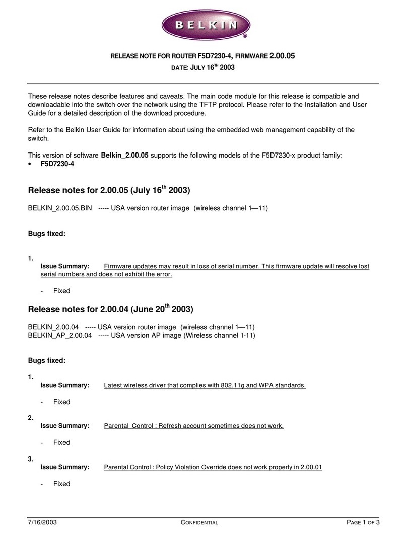 Belkin F5D7230-4 Instruction Manual Belkin F5D7230-4 Instruction Manual