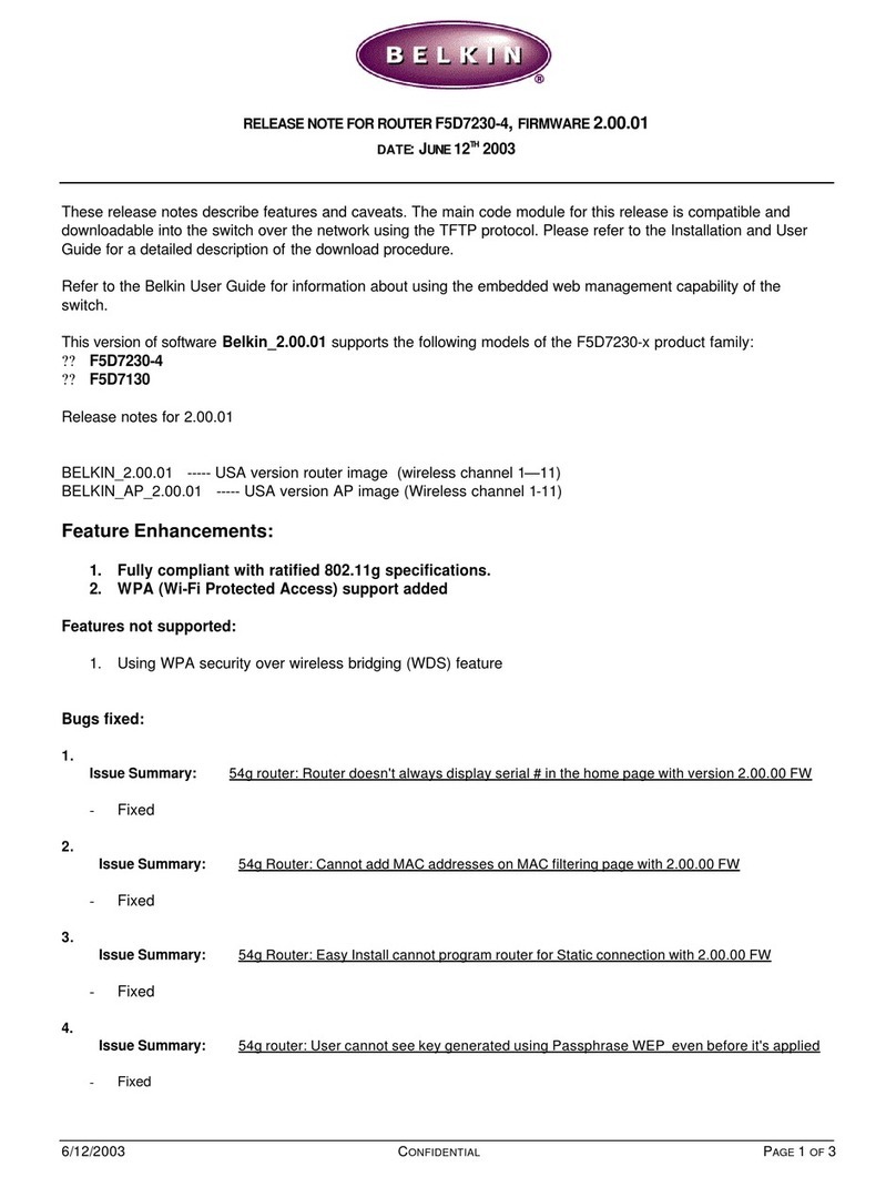 Belkin F5D7230-4 Instruction Manual