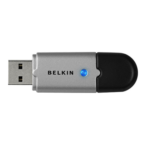 Belkin Bluetooth USB Adapter F8T012 User manual