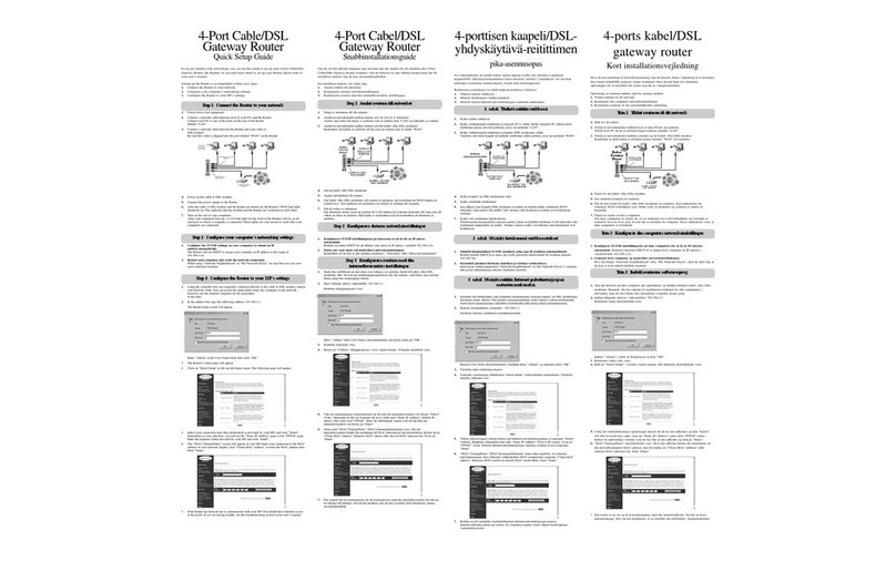 Belkin F5D5230 User manual