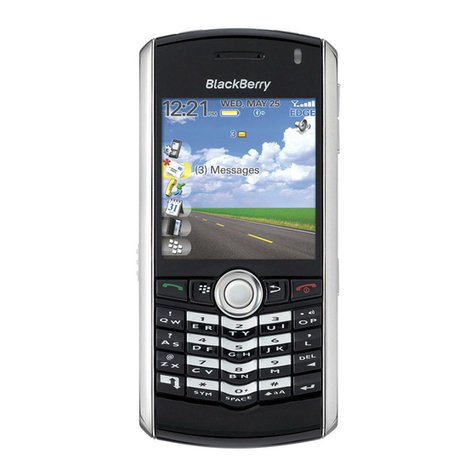 Blackbe;rry PEARL 8100 - SMARTPHONE - SAFETY AND User manual Blackbe;rry PEARL 8100 - SMARTPHONE - SAFETY AND User manual