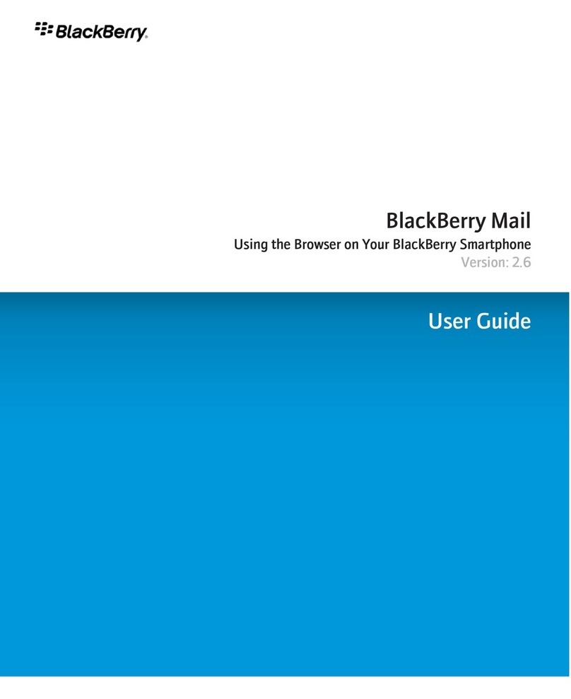 Blackbe;rry MAIL - BROWSING SMARTPHONE User manual
