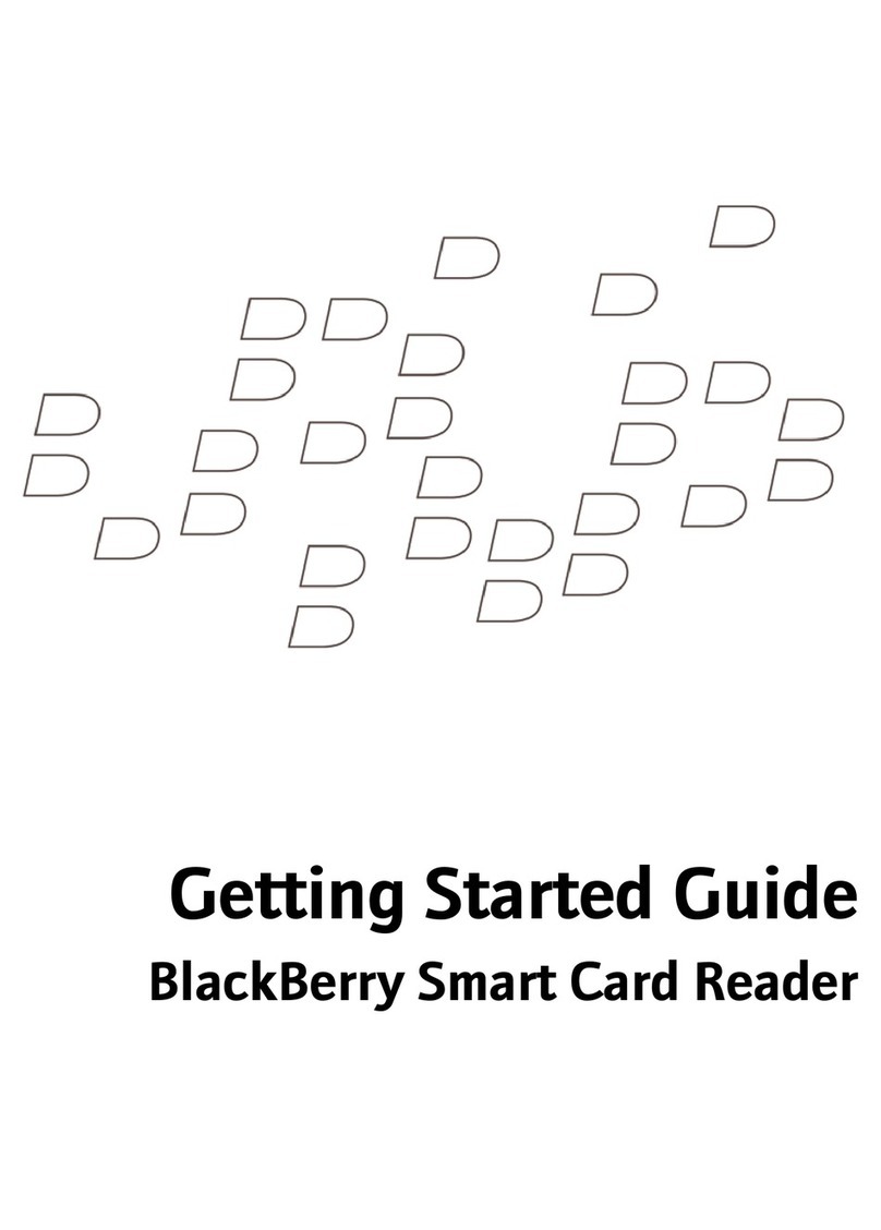 Blackbe;rry Smart Card Reader Getting started guide