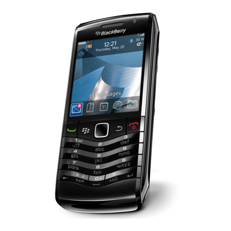 Blackbe;rry PEARL 9105 User manual