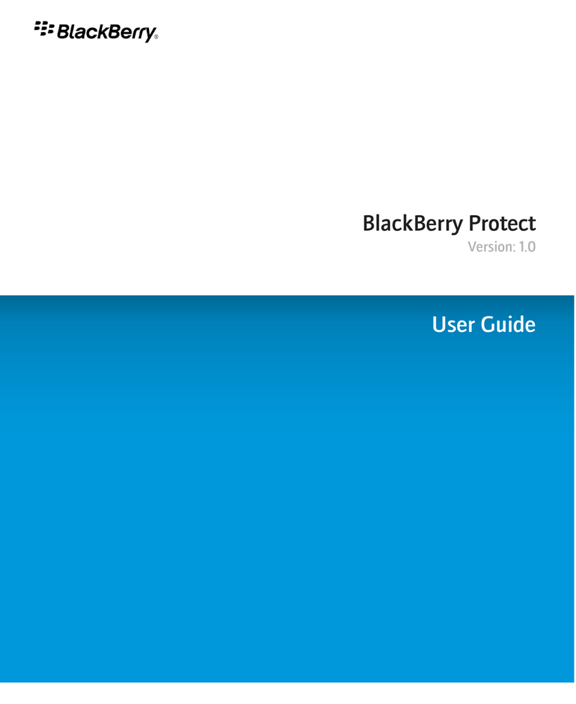 Blackbe;rry PROTECT - V1.0 User manual Blackbe;rry PROTECT - V1.0 User manual
