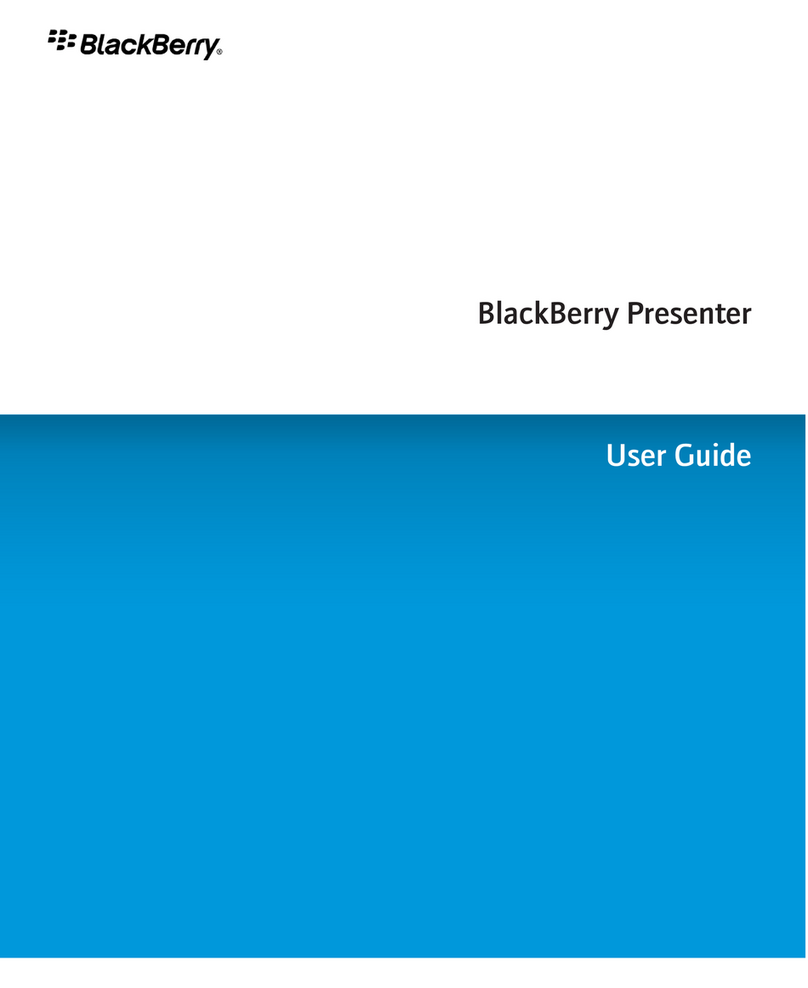 Blackbe;rry BLACKBERRY PRESENTER User manual