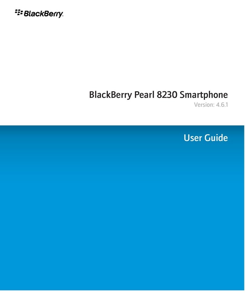Blackbe;rry BlackBerry Pearl 8230 User manual