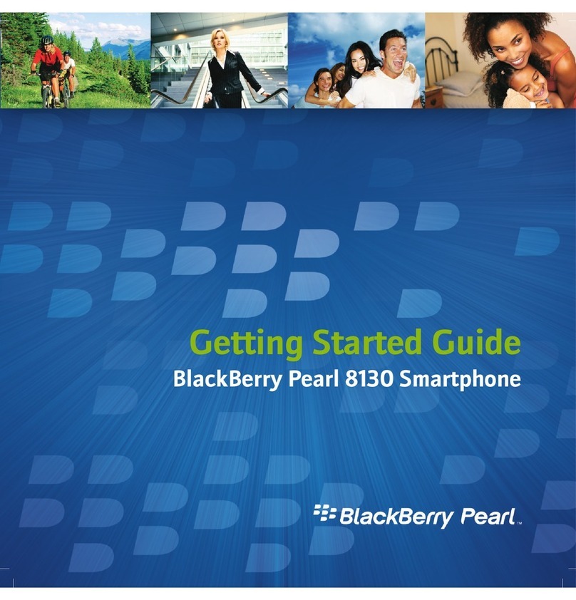 Blackbe;rry Pearl 8130 User manual