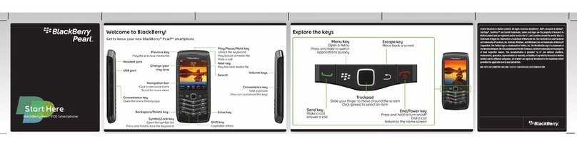 Blackbe;rry Pearl 9100 Instruction Manual