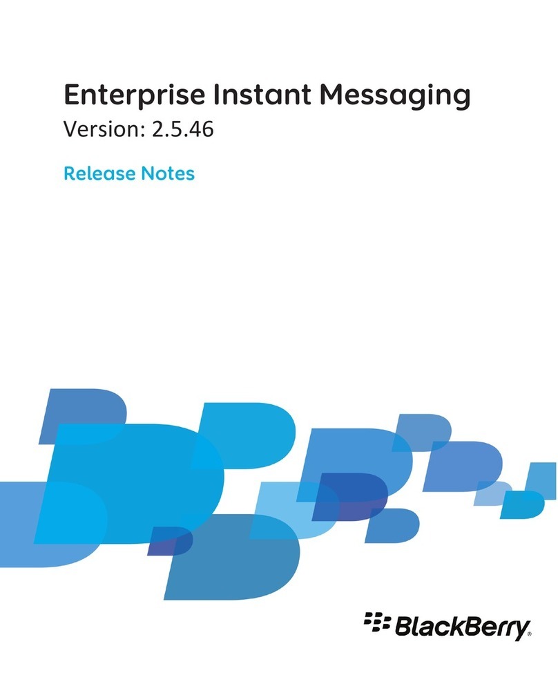 Blackbe;rry ENTERPRISE INSTANT MESSAGING 2.5.46 - S release note