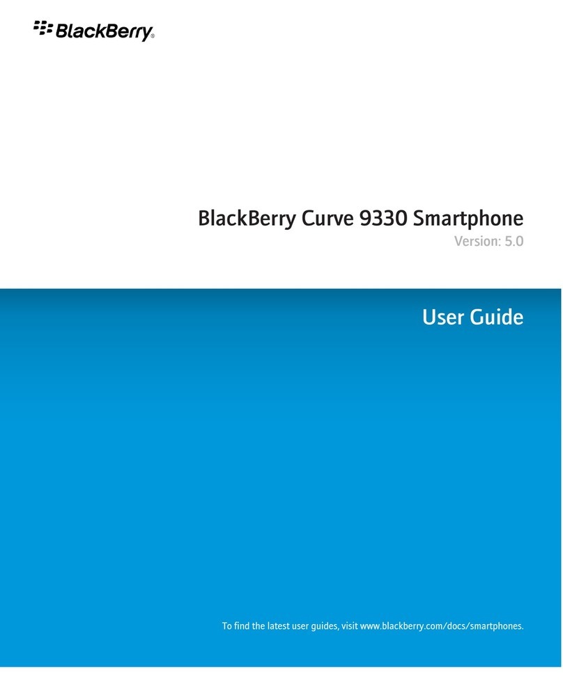 Blackbe;rry CURVE 9300 - V5.0 User manual