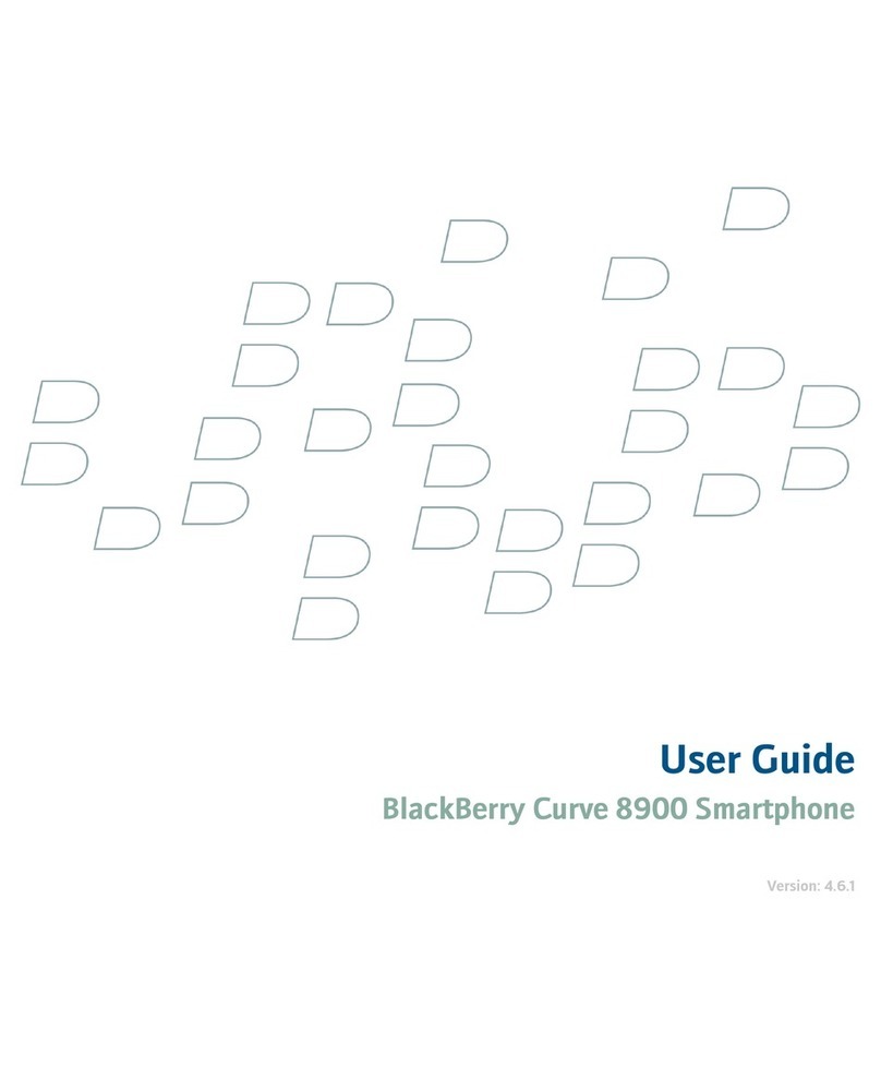 Blackbe;rry CURVE 8900 - VERSION 4.6.1 User manual