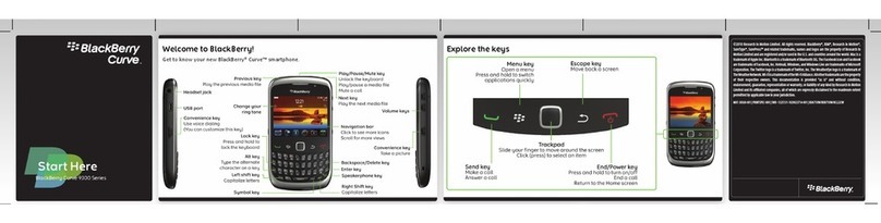 Blackbe;rry Curve 9300 User manual