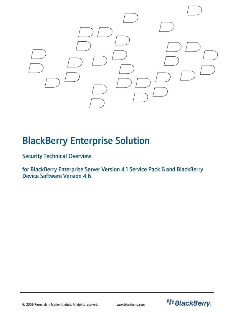 Blackbe;rry ENTERPRISE SOLUTION SECURITY - ENTERPRISE SOLUTION - SECURITY... overview Blackbe;rry ENTERPRISE SOLUTION SECURITY - ENTERPRISE SOLUTION - SECURITY... overview