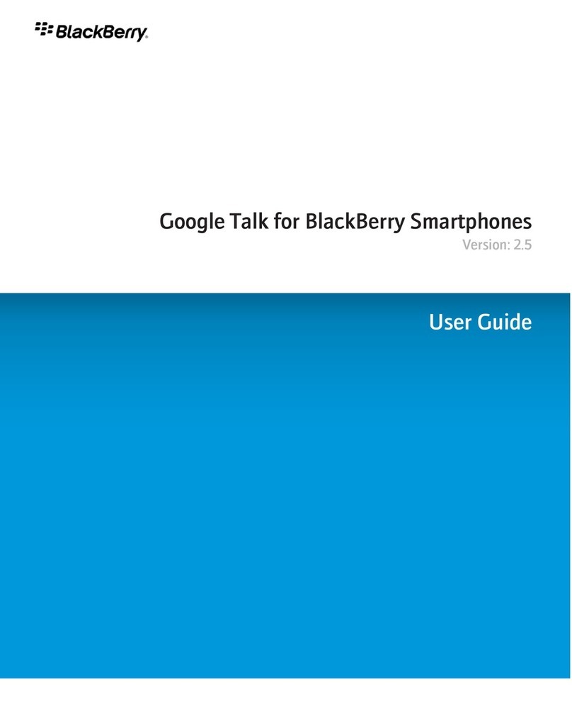 Blackbe;rry GOOGLE TALK - LEARN MORE user guide