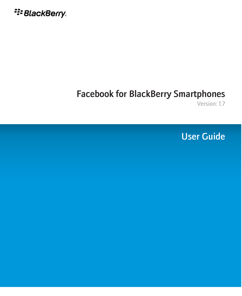 Blackbe;rry FACEBOOK - LEARN MORE User manual