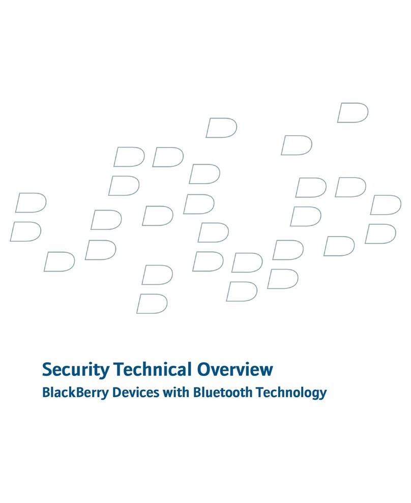Blackbe;rry ENTERPRISE SOLUTION SECURITY - SECURITY FOR DEVICES WITH BLUETOOTH WIRELESS TECHNOLOGY -... Installation guide