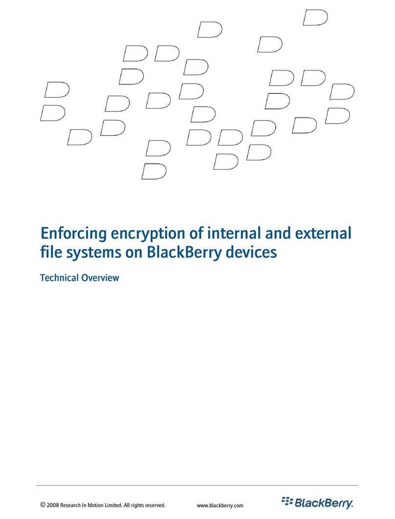 Blackbe;rry ENTERPRISE SOLUTION SECURITY - ENFORCING ENCRYPTION OF INTERNAL AND EXTERNAL FILE SYSTEMS ON ... User manual Blackbe;rry ENTERPRISE SOLUTION SECURITY - ENFORCING ENCRYPTION OF INTERNAL AND EXTERNAL FILE SYSTEMS ON ... User manual