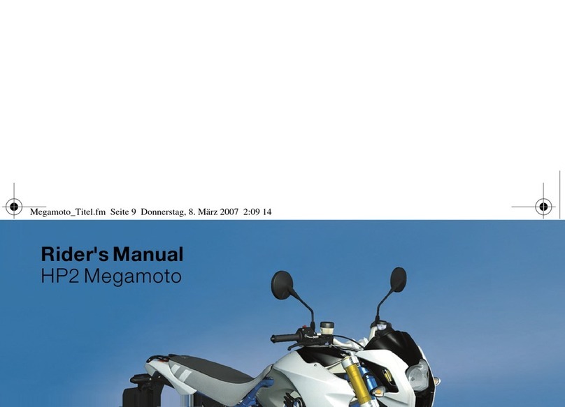 BMW HP2 MEGAMOTO Installation and maintenance manual BMW HP2 MEGAMOTO Installation and maintenance manual
