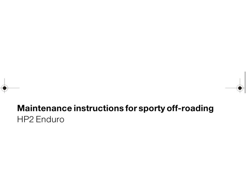 BMW HP2 ENDURO Maintenance instructions