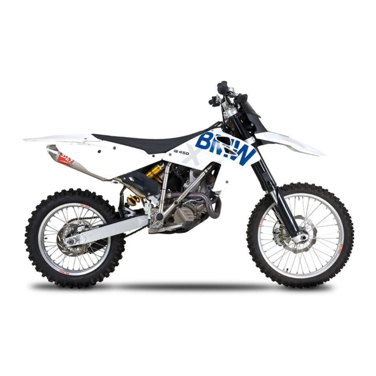 BMW G 450 X Installation and maintenance manual