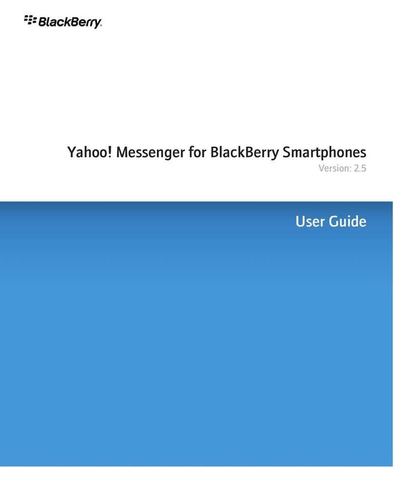 Blackbe;rry YAHOO MESSENGER - LEARN MORE User manual Blackbe;rry YAHOO MESSENGER - LEARN MORE User manual