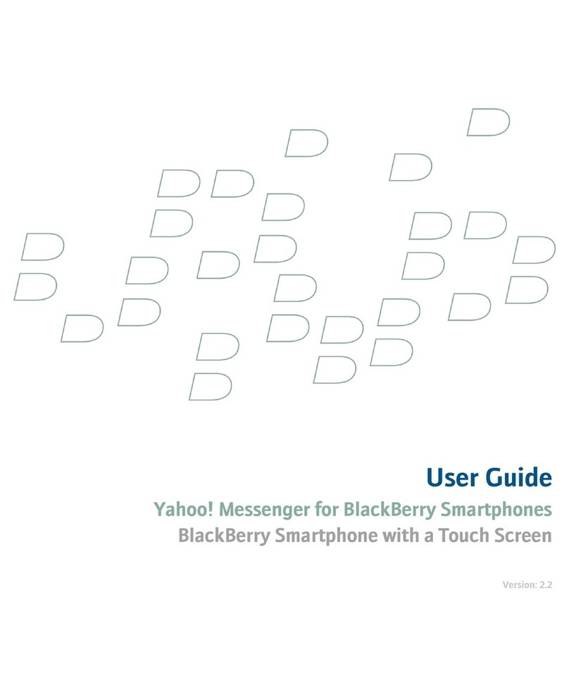 Blackbe;rry YAHOO! MESSENGER FOR SMARTPHONES User manual