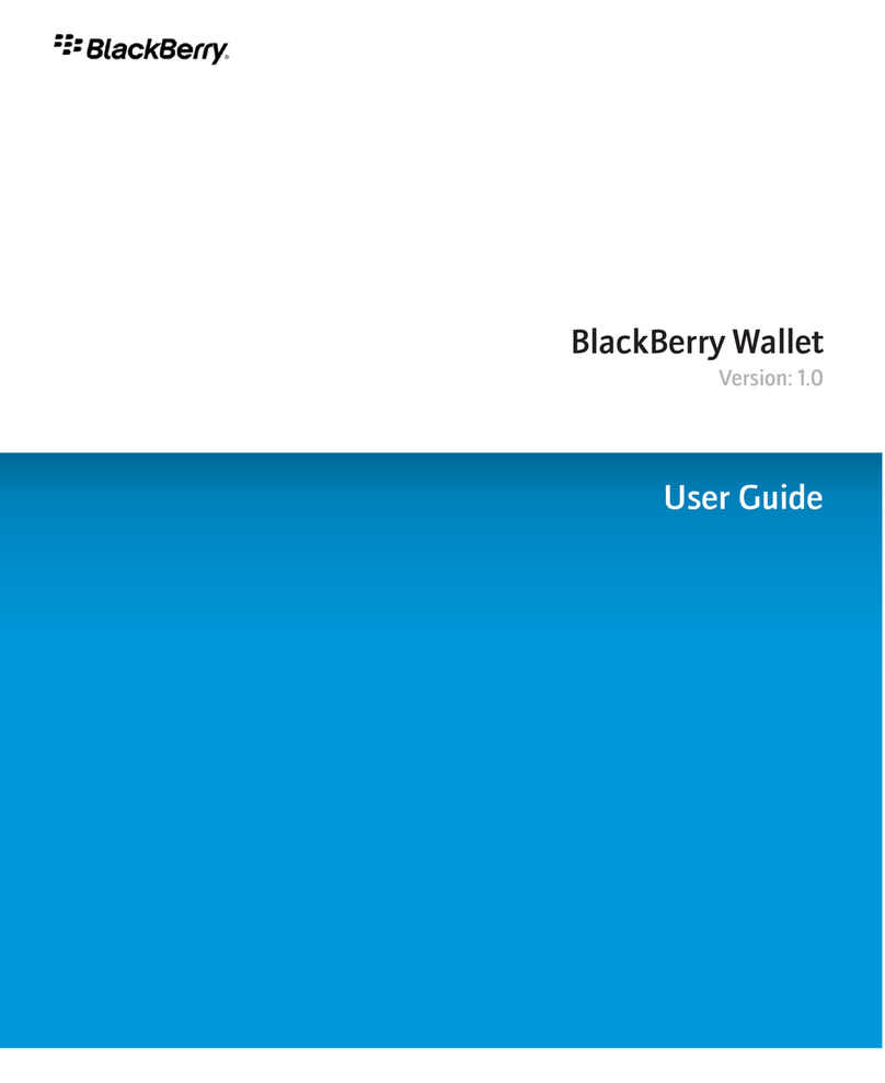 Blackbe;rry WALLET - LEARN MORE User manual
