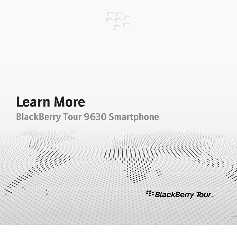 Blackbe;rry TOUR 9630 - LEARN MORE User manual