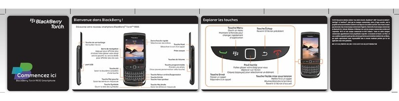 Blackbe;rry Torch 9800 Quick start guide Blackbe;rry Torch 9800 Quick start guide