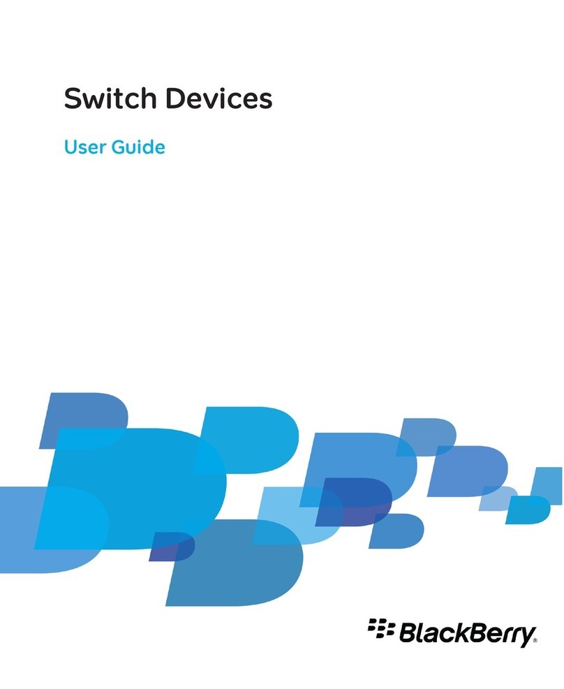 Blackbe;rry SWITCH DEVICE User manual