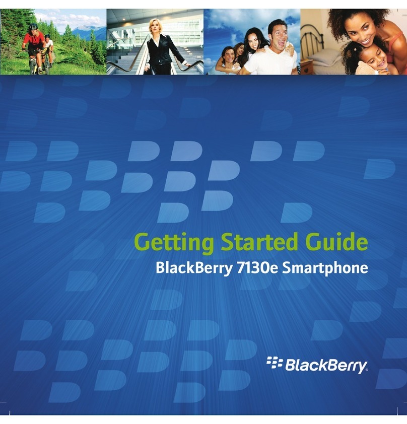 Blackbe;rry 7100 - 7130E SMARTPHONE User manual