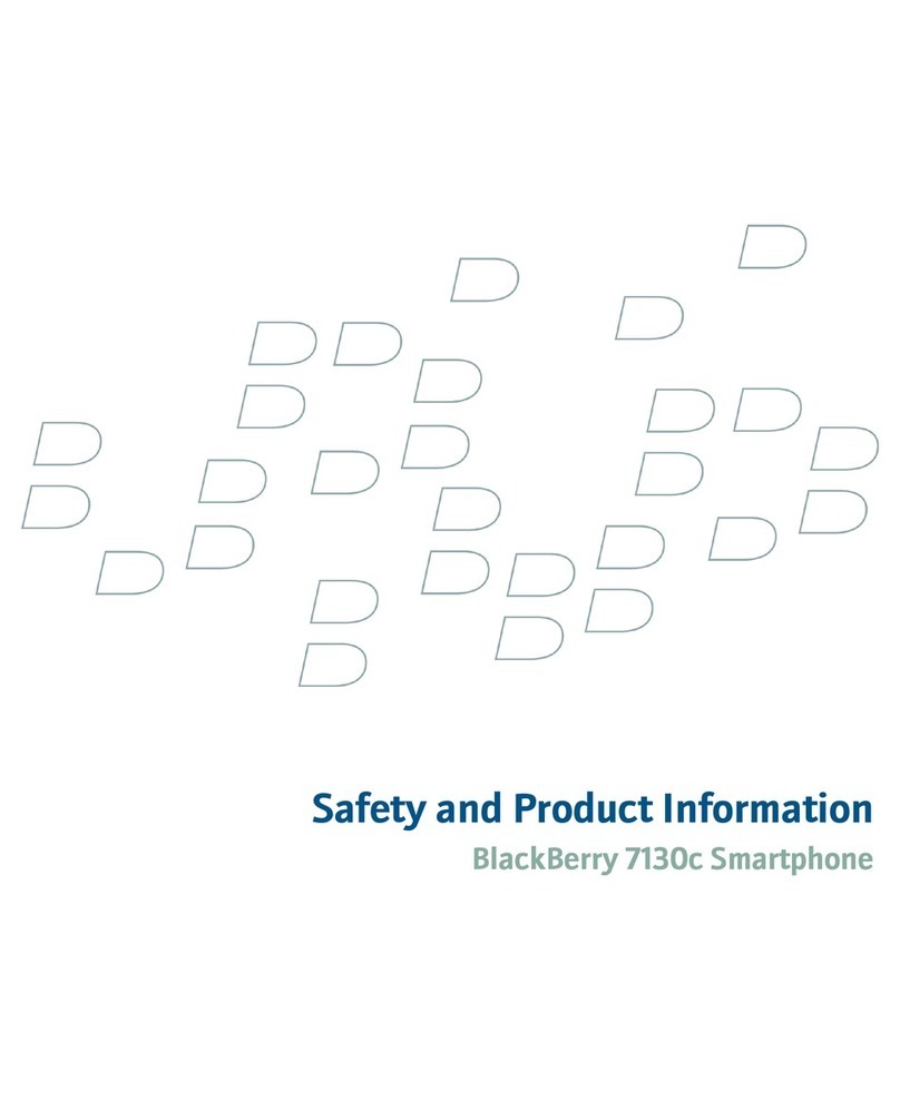 Blackbe;rry 7100 - 7130C SMARTPHONE - SAFETY INFORMATION... Original instructions