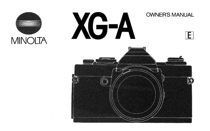 Minolta XG-A - 2 User manual Minolta XG-A - 2 User manual