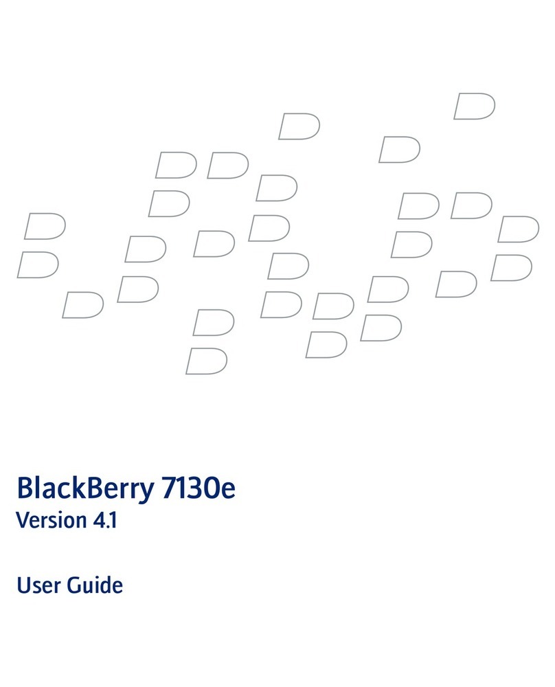 Blackbe;rry 7130E - VERSION 4.1 User manual