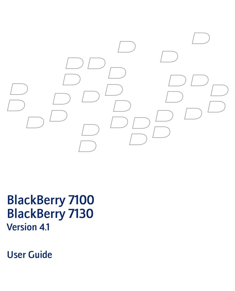 Blackbe;rry 7130c User manual